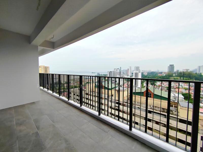 Kondominium untuk Dijual di Jelutong Central Residence - Pauline Cheong - Balcony - PropertyGuru.com.my