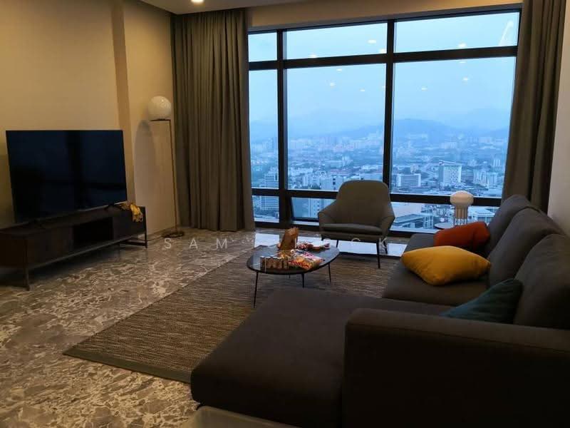 Service Residence for Sale at Four Seasons Place - Sam Chock - Living Room - PropertyGuru.com.my