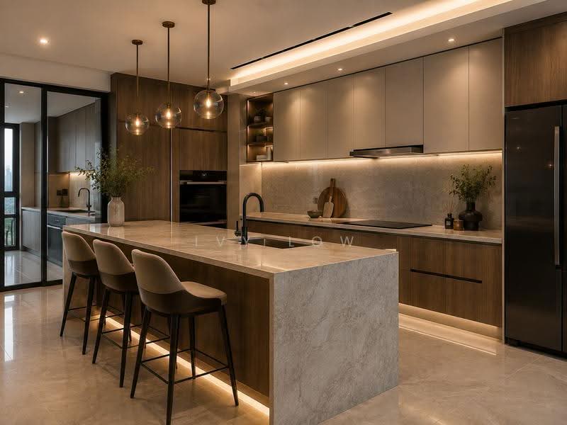 Kediaman Servis untuk Dijual di Aster Hill - Ivy Low - Kitchen - PropertyGuru.com.my