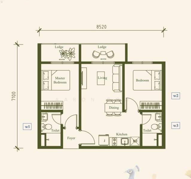 Kediaman Servis untuk Dijual di Arte Star - Aaron Soh - PropertyGuru.com.my