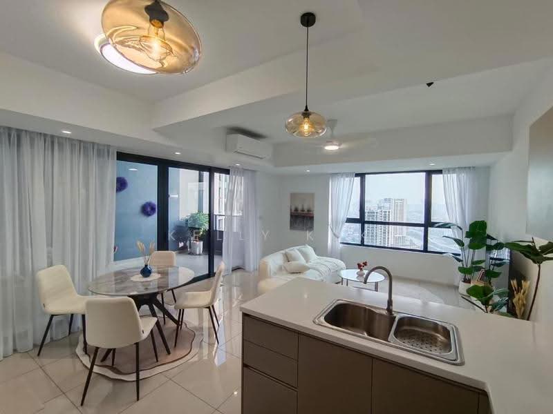 Kediaman Servis untuk Disewa di Residensi Estetik 8 (Est8) - Kelly Kok - Living Room - PropertyGuru.com.my