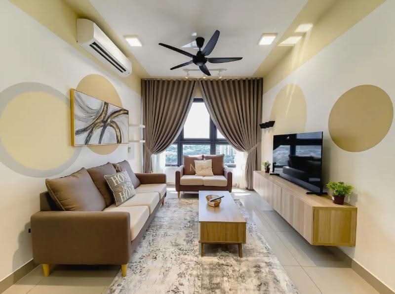 Kediaman Servis untuk Dijual di Seiring Residensi - Aaron Soh - Living Room - PropertyGuru.com.my