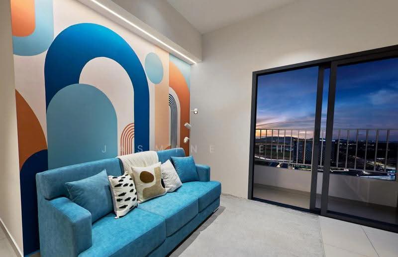 Service Residence for Sale at Seiras @ Utropolis - Jasmine Teh - Living Room - PropertyGuru.com.my