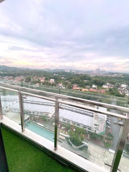Kediaman Servis untuk Disewa di Zenopy Residences - Kew . - Balcony - PropertyGuru.com.my