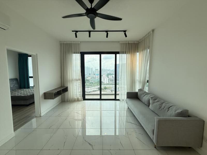 Kediaman Servis untuk Disewa di Cubic Botanical - TS Teh - Living Room - PropertyGuru.com.my