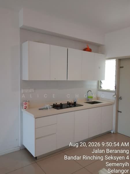 Condominium for Rent at Zahra Residensi - Alice Chong - Kitchen - PropertyGuru.com.my