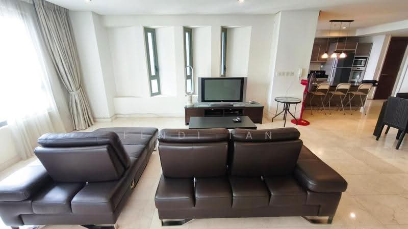 Condominium for Rent at The Capsquare Residences - Fendi tan - Living Room - PropertyGuru.com.my