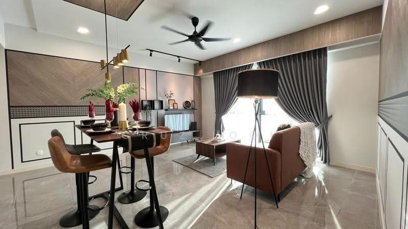 Kediaman Servis untuk Disewa di Ooak Suites @ Kiara 163 - Cruz Looi - Living Room - PropertyGuru.com.my