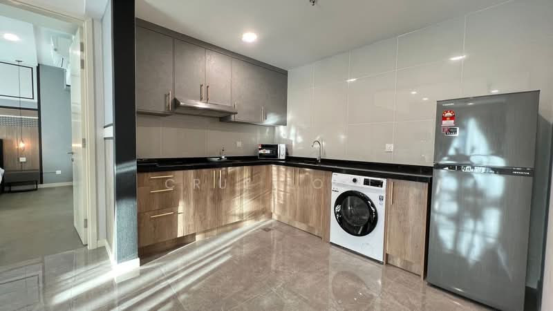 Kediaman Servis untuk Disewa di Ooak Serviced Apartments @ Kiara 163 - Cruz Looi - Kitchen - PropertyGuru.com.my