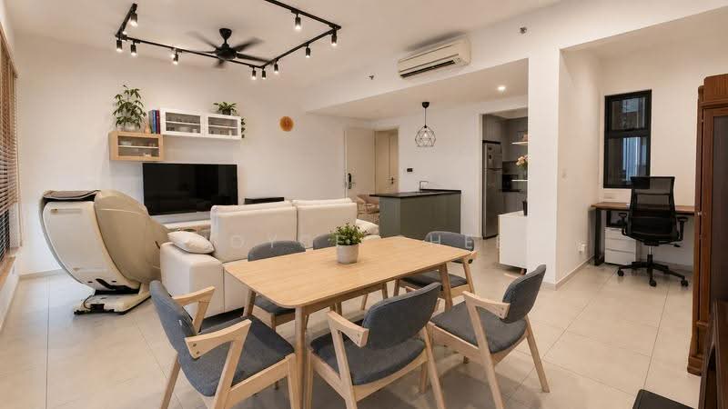 Kediaman Servis untuk Dijual di Ativo Suites @ Damansara Avenue - Joyce Chee - Living Room - PropertyGuru.com.my