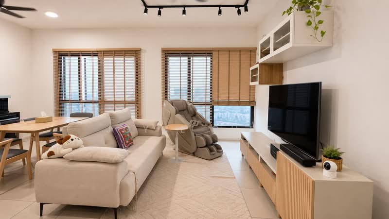Kediaman Servis untuk Dijual di Ativo Suites @ Damansara Avenue - Joyce Chee - Living Room - PropertyGuru.com.my