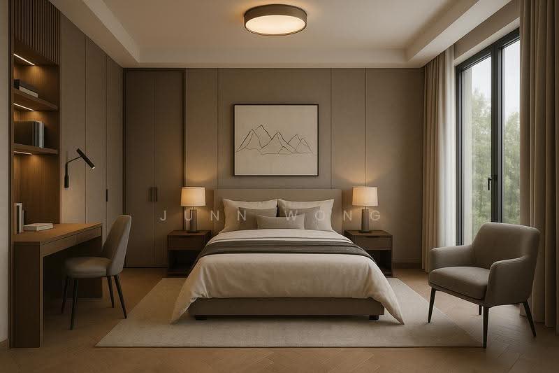 Kediaman Servis untuk Dijual di Khaya Residences - Junn Wong - Bedroom - PropertyGuru.com.my