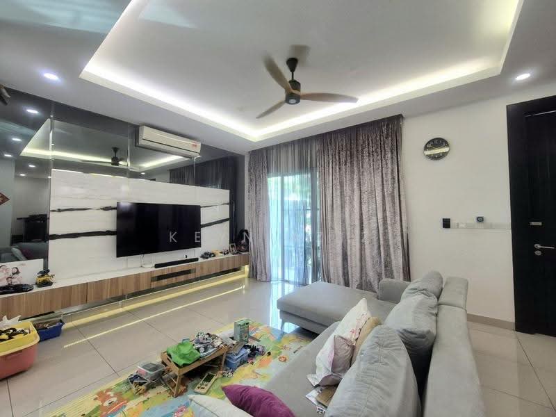 Rumah Berkembar untuk Dijual di Setia Eco Park (Setia Alam) - Keyn Aziz - Living Room - PropertyGuru.com.my