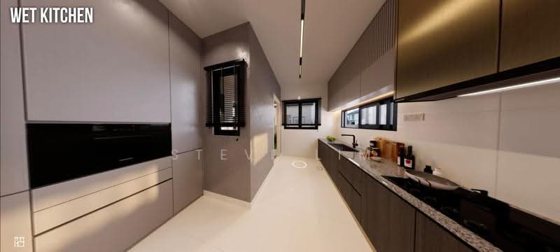 Rumah Berkembar untuk Dijual di Kota Kemuning (Shah Alam) - Steve Lim - Wet Kitchen - PropertyGuru.com.my