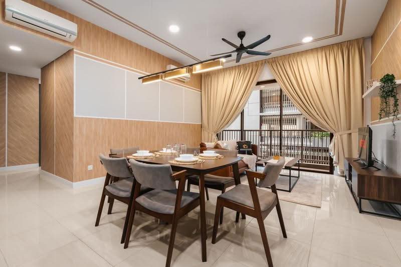 Kondominium untuk Disewa di One Cochrane Residence - Vincent Lee - Living Room - PropertyGuru.com.my