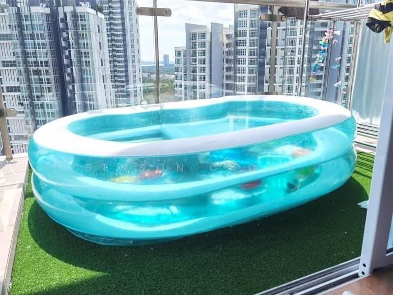 Kondominium untuk Dijual di Paradiso Nuova (Merak Kayangan) - Benson Chong - Balcony - PropertyGuru.com.my