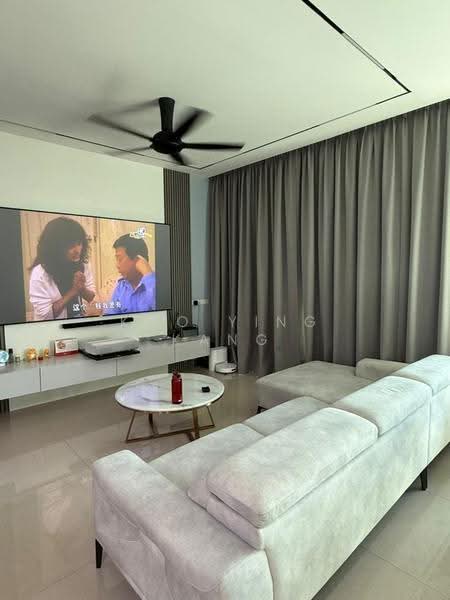 Service Residence for Rent at Megah Rise - Koo Ying Kang - Living Room - PropertyGuru.com.my