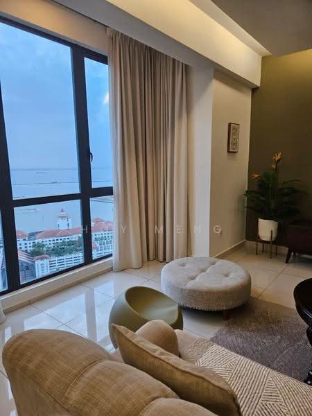 Service Residence for Rent at Jazz Residences - Hoy Meng - Living Room - PropertyGuru.com.my