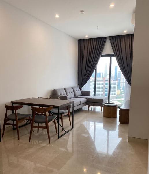 Kediaman Servis untuk Disewa di Lucentia Residences - Jacky Yong - Living Room - PropertyGuru.com.my
