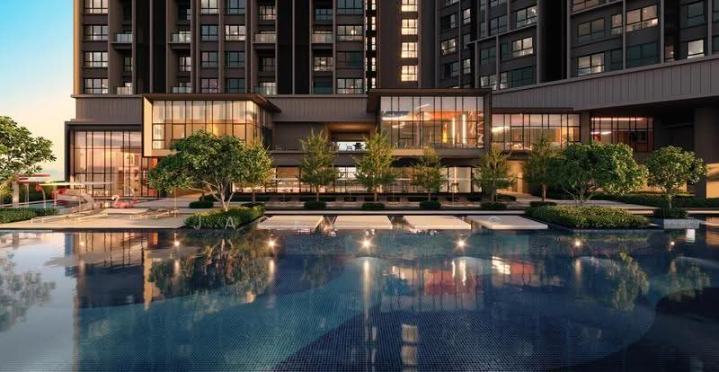 Kediaman Servis untuk Dijual di Aricia Residences - Jacky Yong - Pool - PropertyGuru.com.my
