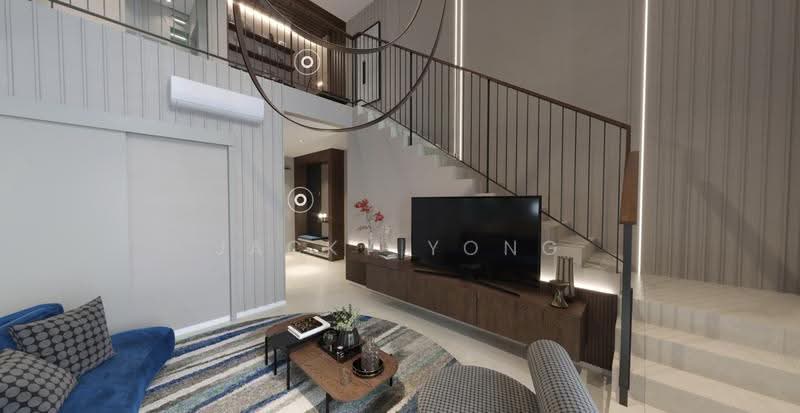 Kediaman Servis untuk Dijual di Aricia Residences - Jacky Yong - Living Room - PropertyGuru.com.my