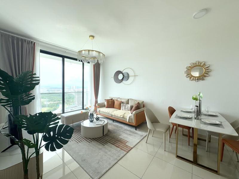 Kediaman Servis untuk Dijual di The M @ Medini Macrolink - Angelina Tan - Living Room - PropertyGuru.com.my