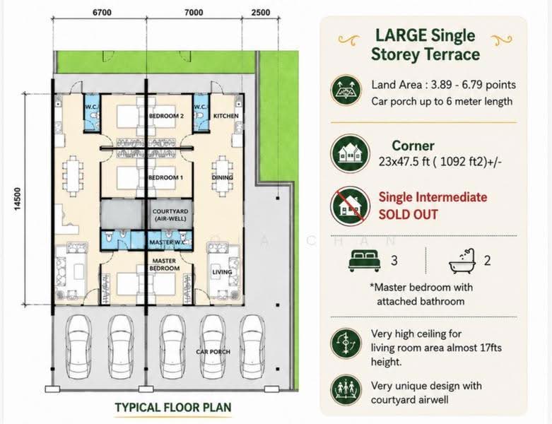 Rumah Teres 1-Tingkat untuk Dijual di Kuching (Sarawak) - Nicola Chan - PropertyGuru.com.my