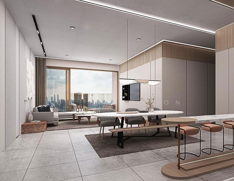 Kondominium untuk Dijual di Royal Garden @ Sri Putramas 4 - Roberto Phoon - Living Room - PropertyGuru.com.my