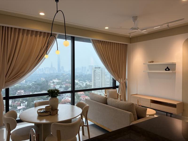 Kediaman Servis untuk Disewa di Pavilion Damansara Heights - Jay Chan - Living Room - PropertyGuru.com.my