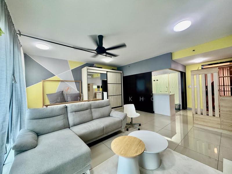 Kediaman Servis untuk Disewa di Trefoil @ Setia City - Jansen Khoo - Living Room - PropertyGuru.com.my