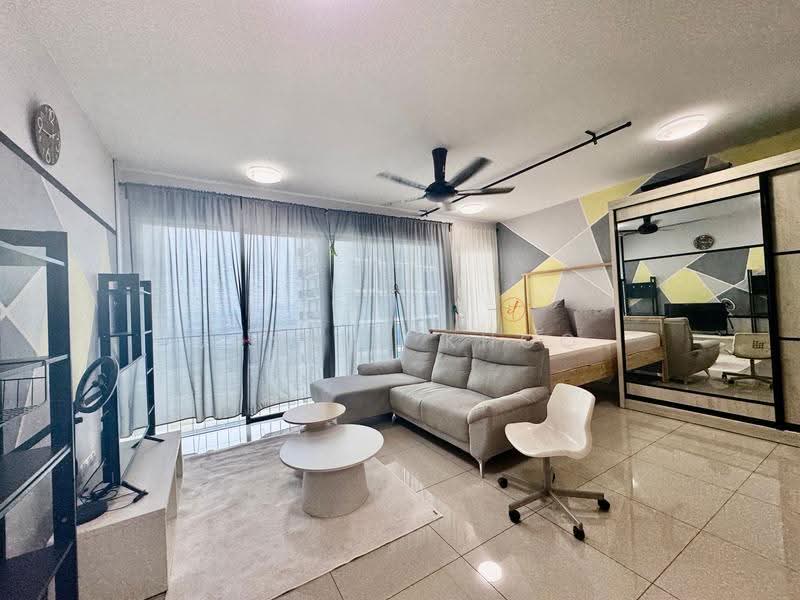 Kediaman Servis untuk Disewa di Trefoil @ Setia City - Jansen Khoo - Living Room - PropertyGuru.com.my