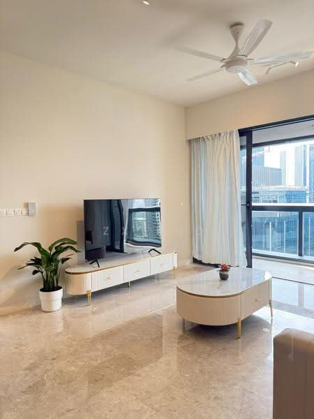 Service Residence for Rent at TRX Residences - ZX KHO - Living Room - PropertyGuru.com.my
