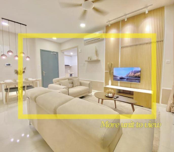Kondominium untuk Disewa di One Cochrane Residence - Ken Lee - Living Room - PropertyGuru.com.my