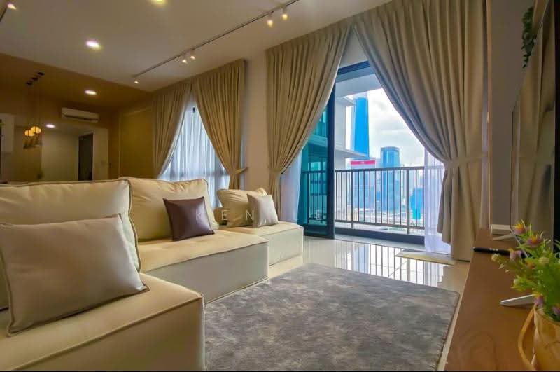 Kondominium untuk Disewa di One Cochrane Residence - Ken Lee - Living Room - PropertyGuru.com.my