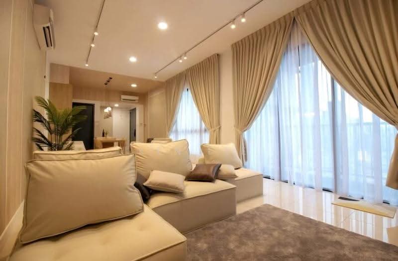Kondominium untuk Disewa di One Cochrane Residence - Ken Lee - Living Room - PropertyGuru.com.my