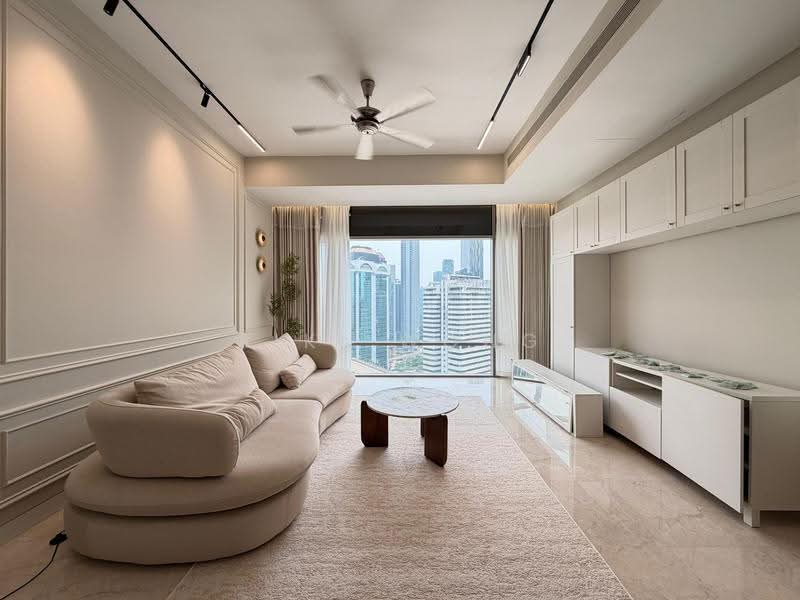 Kediaman Servis untuk Disewa di Pavilion Residences - Aiki Wong - Living Room - PropertyGuru.com.my
