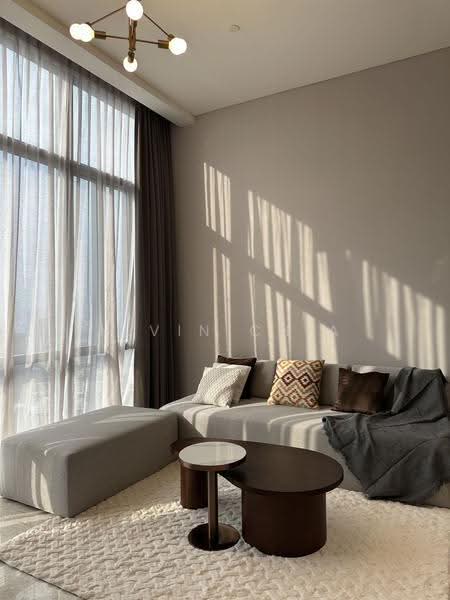 Kediaman Servis untuk Disewa di SO Sofitel Kuala Lumpur Residences - Alvin Chia - Living Room - PropertyGuru.com.my