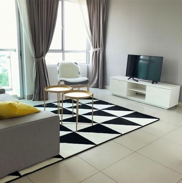 Kediaman Servis untuk Disewa di Solaris Dutamas - Manny Lum - Living Room - PropertyGuru.com.my