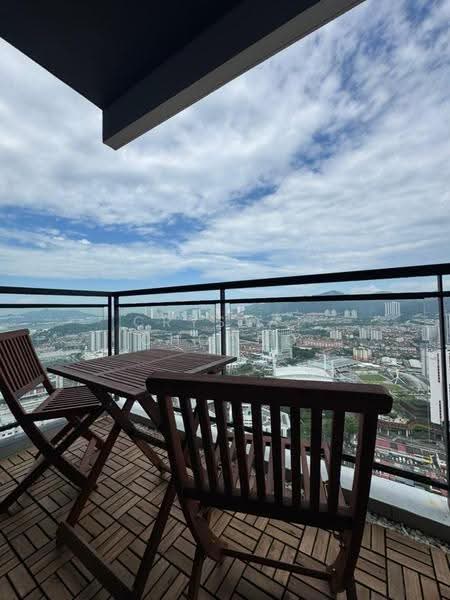 Kondominium untuk Disewa di Muze @ PICC - Crystal Choong - Balcony - PropertyGuru.com.my