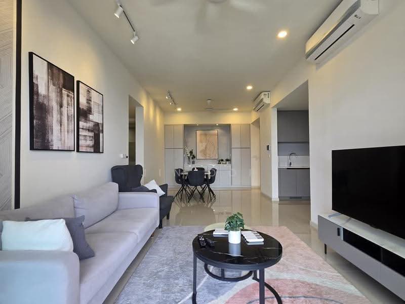 Kediaman Servis untuk Disewa di Residensi Solaris Parq - Jin Ooi - Living Room - PropertyGuru.com.my