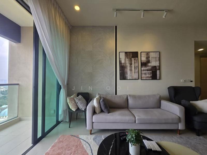 Kediaman Servis untuk Disewa di Residensi Solaris Parq - Jin Ooi - Living Room - PropertyGuru.com.my