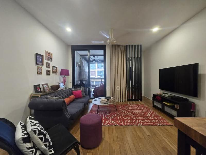 Kediaman Servis untuk Disewa di Arcoris Residences - Jin Ooi - Living Room - PropertyGuru.com.my