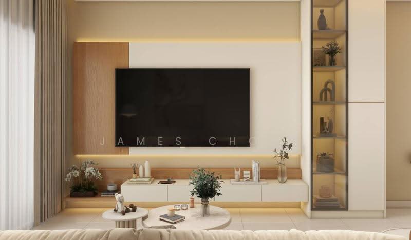 Service Residence for Sale at The Clio 2 Residences - James Chong - Living Room - PropertyGuru.com.my