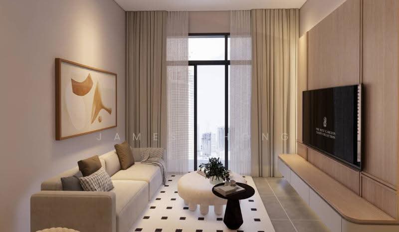 Service Residence for Sale at Gems Residences - James Chong - Living Room - PropertyGuru.com.my