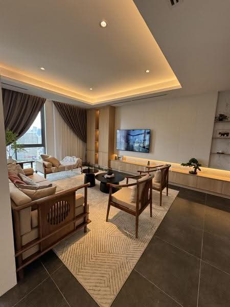 Kondominium untuk Dijual di Capella Embassy (D'Rapport Residences) - Venice Tai - Living Room - PropertyGuru.com.my