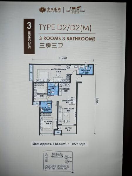 Pangsapuri untuk Dijual di R&F Princess Cove Phase 3-New Casa Suites - Ryan Tan - PropertyGuru.com.my