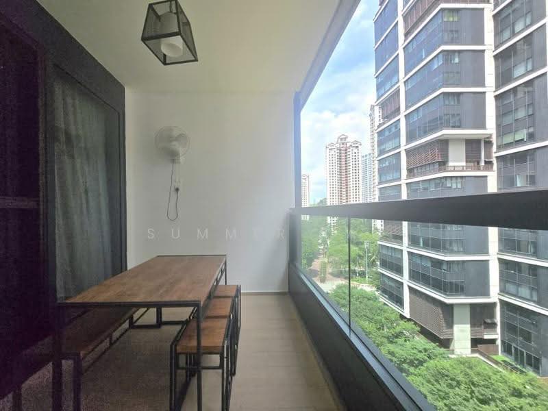 Kediaman Servis untuk Disewa di Arcoris Residences - Summer Tan - Balcony - PropertyGuru.com.my