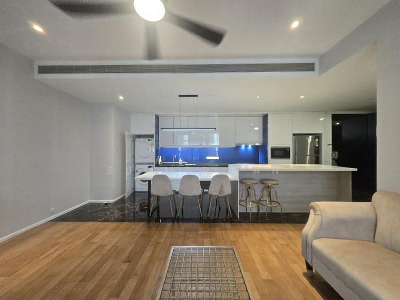 Kediaman Servis untuk Disewa di Arcoris Residences - Summer Tan - Living Room - PropertyGuru.com.my