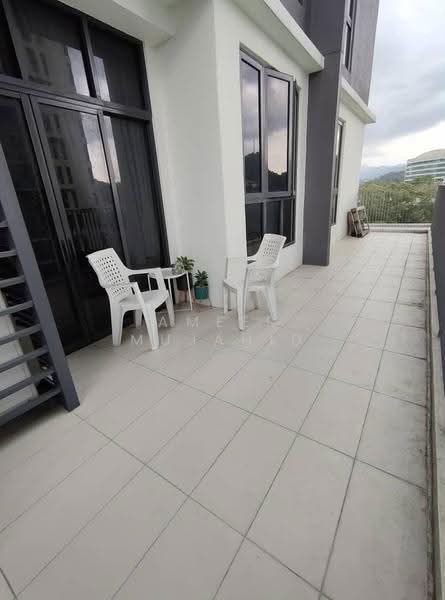 Kediaman Servis untuk Disewa di Serviced Residence @ Fera Residence @ The Quartz WM - Ameer Mujahid - Balcony - PropertyGuru.com.my