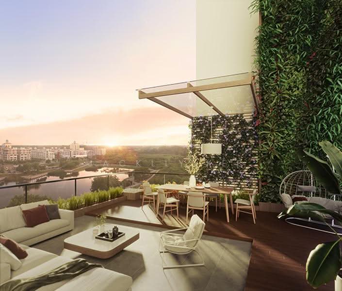 Kediaman Servis untuk Dijual di The Riva Residences @ Gravit8 - Jacklly Kee - Balcony - PropertyGuru.com.my